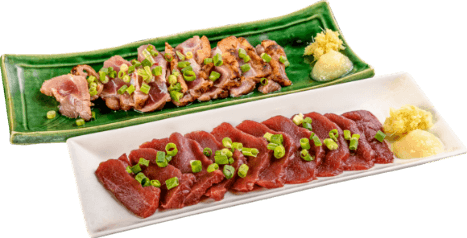 宮崎県直送の馬刺し